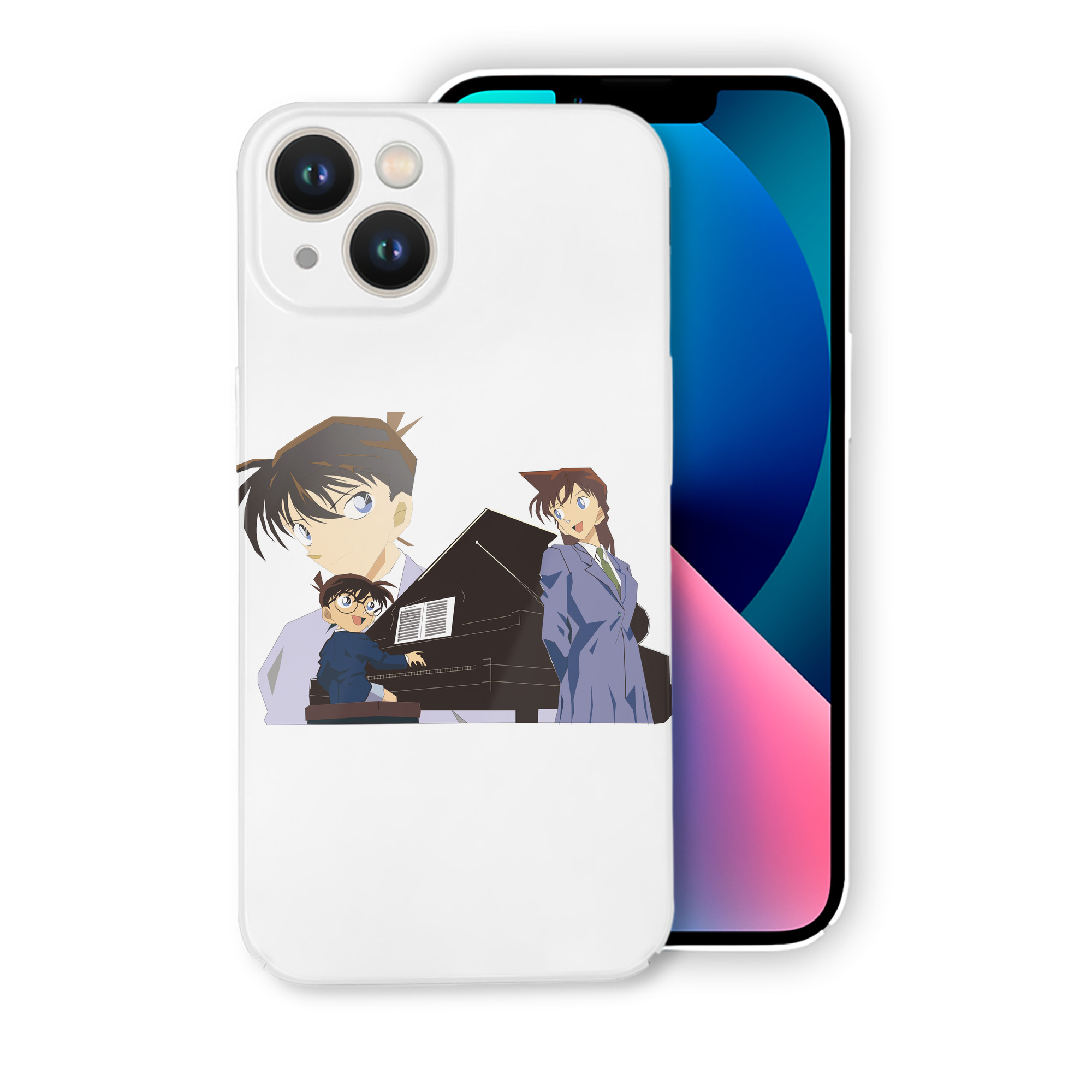 （画像用） 名探偵コナン 毛利 蘭 もうり らん、モーリ ラン Detective Conan Rachel Moore 【iPhone 14シリーズ対応】ハードケース